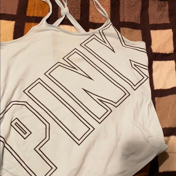 PINK VS Baby Blue tank - Picture 1 of 3